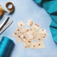 thumbnail image 4 of BESTYASH 100Pcs Beige Handmade Tags Fabric Sewing Labels for Clothing Embellishment and Crafts, 4 of 5