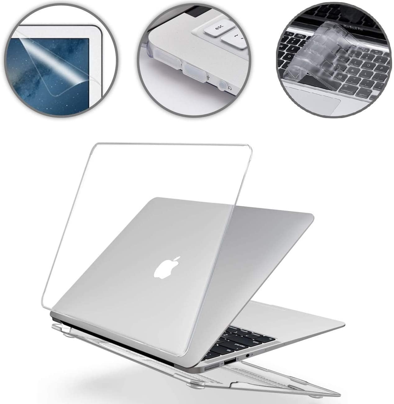 Applefuns Laptop Apple MacBook A1466 MacBook air case Hard Shell Case
