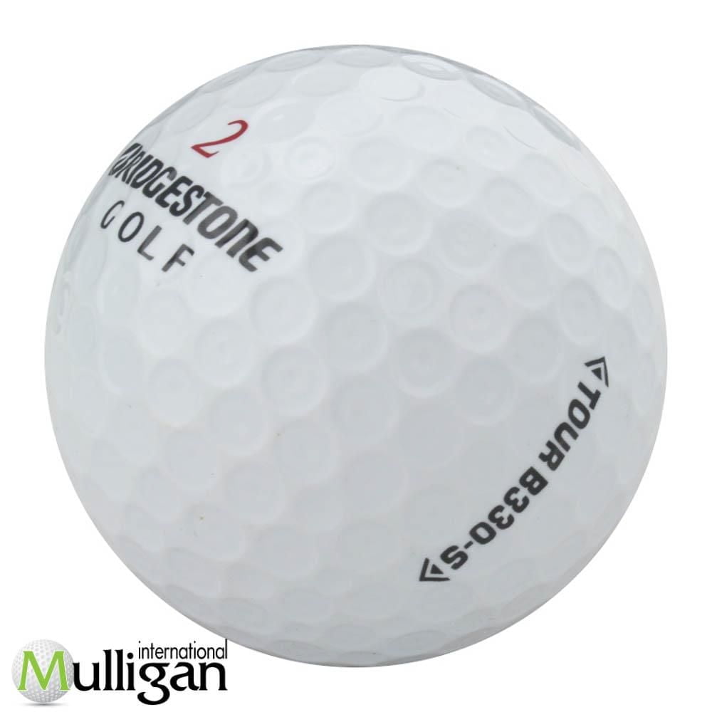 Mulligan - 48 balles de golf récupérées Bridgestone Tour B330-S 5A, Blanc