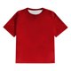 thumbnail image 5 of Plus Size Mens Casual Round Neck Solid Color Short Sleeve T-Shirt Blouse Tops 6XL, 5 of 5