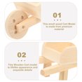 thumbnail image 3 of CIMAXIC 2 Pcs Brouettes Miniatures en Bois pour Modèles Réalistes, 3 of 8