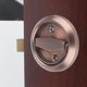 thumbnail image 3 of Cerradura de Doble Cara, Hermosa Curva Galvanizada, Manija de Anillo de Acero inoxidable 304, Cerrado de Puerta para Baño, Puerta de Acceso, 3 of 7