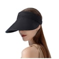 thumbnail image 3 of Shadoumai Summer Wide Brim Straw Visor Sun Hat Beach Cap, 3 of 5