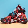 thumbnail image 2 of Disney verano bebé niño antideslizante playa zapatos niña abierto niños sandalia spiderman niño zapatos estudiante suave niño pequeño Sandal35 Gao Jinjia LED, 2 of 2