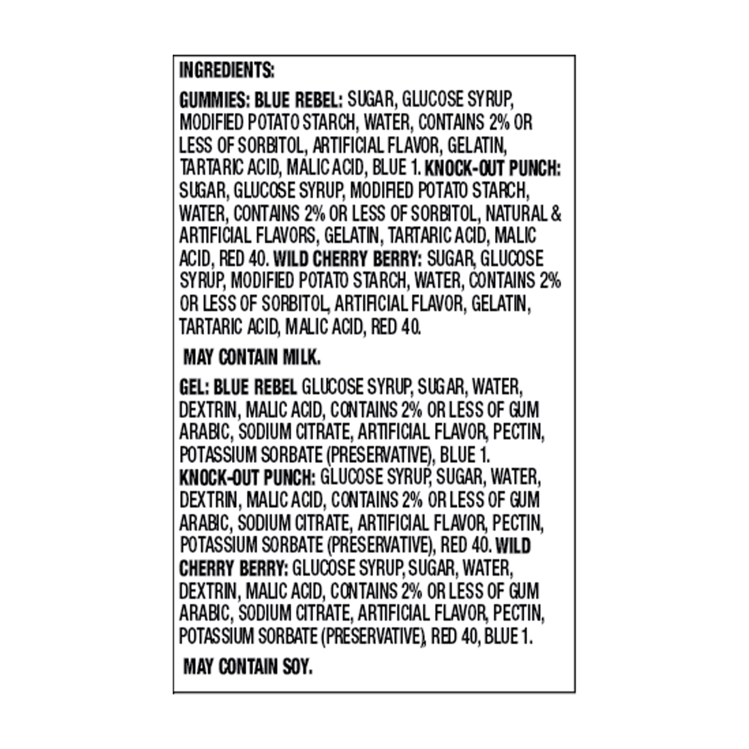 Juicy Drop, Gummies Dip 'N Stix, Gluten-Free, Fruit Flavored, Gummy Candy, Variety Pack, 13.6 oz, 4 Count Pack