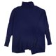 thumbnail image 1 of Alfani suéter de poncho de cuello alto para mujer, azul, pequeño Alfani Poncho, 1 of 1