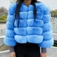 thumbnail image 5 of Chaquetas y abrigos casuales de manga larga sin capucha para mujer, de talla grande, de invierno, cálidos, holgados, con cuello alto, de felpa y pelo, de poliéster., 5 of 5