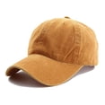 thumbnail image 2 of CoCopeaunt Light Plate Baseball Cap Womens Soft Top Washed Cotton Made Old Sun Hat Outdoor Mens Cap Korean Version, 2 of 6
