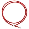 thumbnail image 1 of 1 Pc Cable Inversor de Batería 6 AWG 5FT 3/8" Lug 5/16" Lug Cable de Batería Universal para Automóvil Vehículo Barco RV Solar Cobre Estañado Rojo, 1 of 1