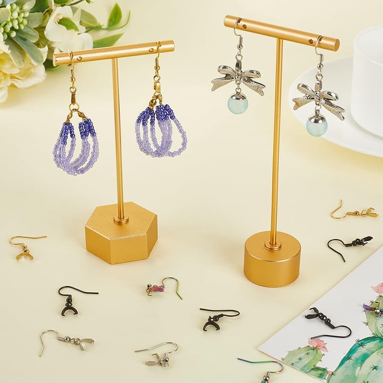 Fermoirs à Vis Pour Boucles D'oreilles - Lot De 60, Plaqués Or Et Argent, Pour Tiges Filetées 20G, Forme Fleur Plate
