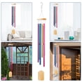 thumbnail image 2 of BSHAPPLUS® 32" Wind Chimes for Outside,Memorial Wind Chimes with 6 Colorful Aluminum Tubes and S Hook,Clearance Wind Chimes for Home Garden Hanging Decor,Window Wind Bells, 2 of 11