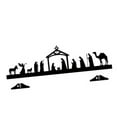 thumbnail image 5 of Dualoai Baby Jesus Manger Ornament Decor Collection Iron Desk Figurine Novelty Manger Scene Jesus Nativity Scene for Home Living Room S, 5 of 9