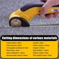 thumbnail image 4 of HICTOP Electric Scissors Cordless Cardboard Box Cutter Heavy Duty with Safety Lock 4.2V Rechargeable Electric Scissors for Cardboard, Carpet, Leather, 4 of 6