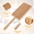 thumbnail image 3 of Wekvgz 2Pcs Gnocchi Board Set 4.7inch Beech Wood Pasta Board with Dough Scraper Reusable Gnocchi Paddle Pasta Making Tools Portable Gnocchi Maker Pasta Making Accessories for Homemade Pasta, 3 of 10