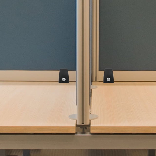 CTIRCHIU 4Ud Abrazadera Metal Para Divisor Escritorio Soporte Estable Para Paneles De Oficina