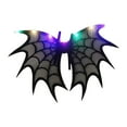 thumbnail image 1 of Accessoires de Costume d'Aile pour Performance sur Scène de Festival d'Halloween Noir, 1 of 10