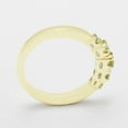 thumbnail image 3 of LBG British Made 10k Yellow Gold Real Natural Peridot Womens band Ring - 33 size options - Size 8, 3 of 6