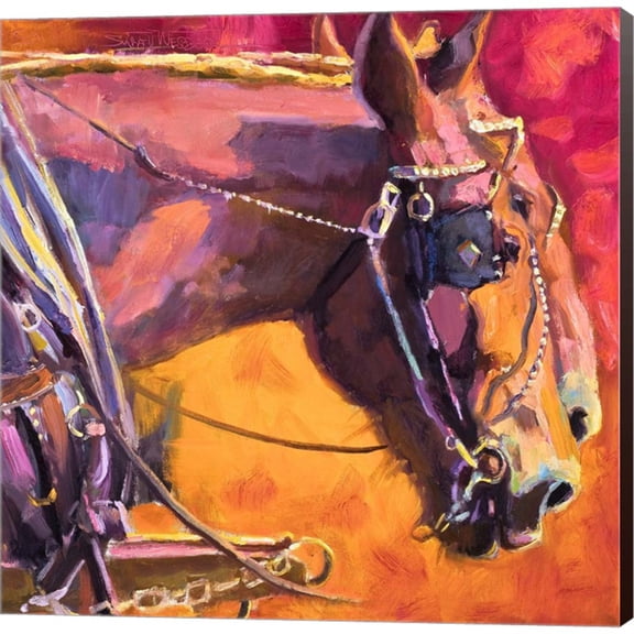 Great Art Now Clinking and Clanging by Sarah Webber, Canvas Wall Art, 24W x 24H