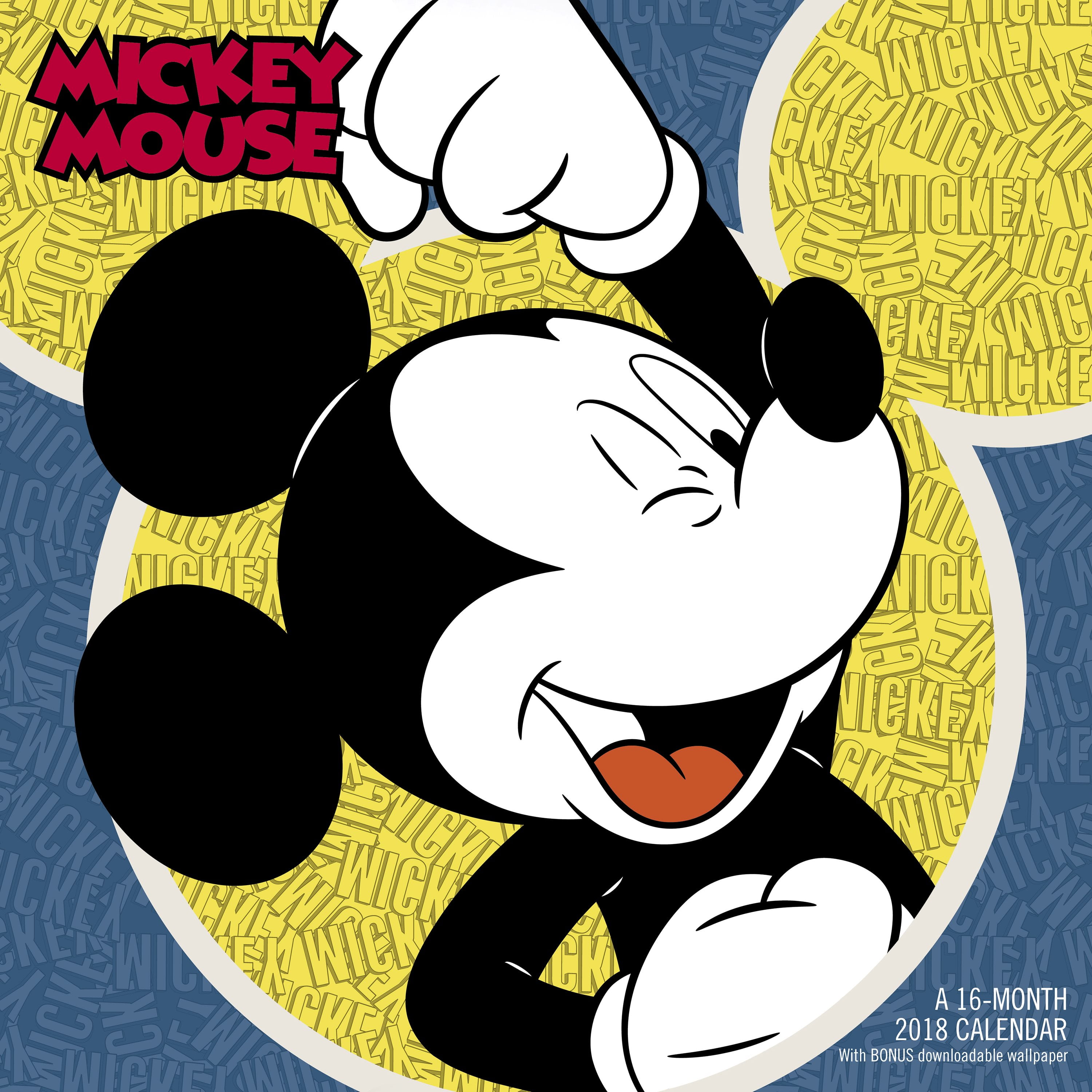 2018 Mead Mickey Mouse Wall Calendar - Walmart.com