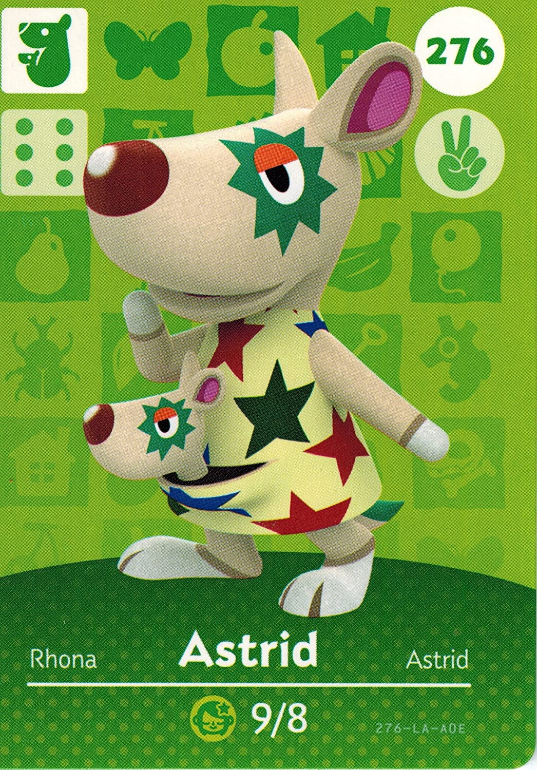 Astrid - Nintendo Animal Crossing Happy Home Designer Amiibo Card - 276 -  Walmart.com