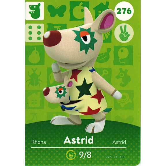 Astrid - Nintendo Animal Crossing Happy Home Designer Amiibo Card - 276
