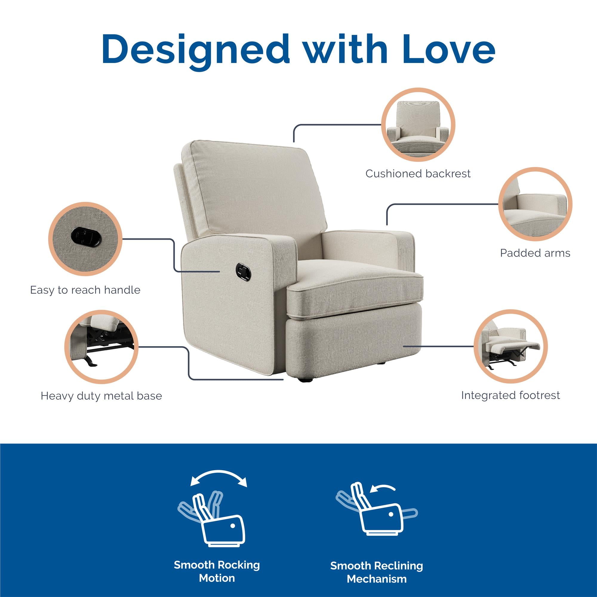 Baby Relax Salma Rocker Recliner Chair