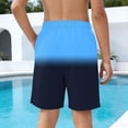 thumbnail image 7 of QNANSPI Boys Swim Trunks, Beach Swimwear for Kids, 4-15 Years Youth Boys Solid Color Swim Trunks Fast-Drying with Side Pockets Elastic Waist for Beach Vacation Surfing Pool Daily Wear, 7 of 7