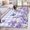 Lavender, variant on Round Area Rugs Collection 4 Ft, Purple Flowers Non-Slip Residential Carpet, Butterfly Spring Floral Wooden Farmhouse Indoor Crawling Mats Runner Rugs for Living Room/Dining Room/Bedroom