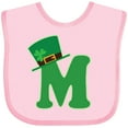 thumbnail image 3 of Inktastic Irish St Patricks Day Letter M Monogram Boys or Girls Baby Bib, 3 of 4