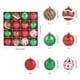 thumbnail image 4 of 16 Piezas de Suministros de Decoración Navideña, Juego de Navidad Colorido de 6 Cm, Decoración de Ventana de Plástico, Árbol de Navidad, Colgante Pequeño, 4 of 6