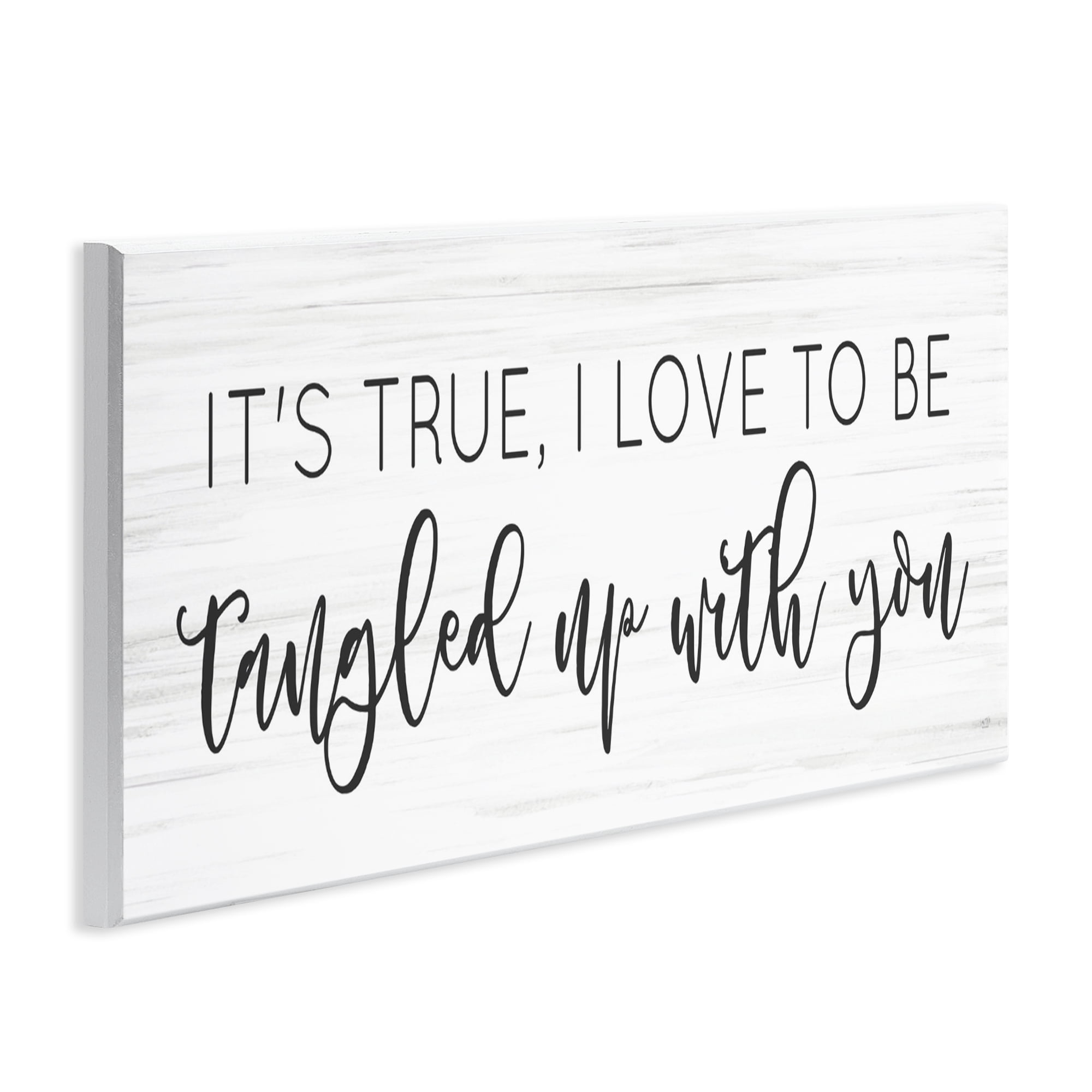 Stupell Industries Tangled Up With You Wall Plaque Art, design by Lux + Me Designs
