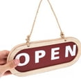 thumbnail image 4 of BESTYASH Panneau Ouvert Fermé pour Porte d'Entreprise en Bois Information Client Lot de 1, 4 of 5