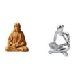 thumbnail image 1 of Estatua del Corazón de Jesús,Estatua del Sagrado Corazón de Jesús para decoración del hogar,Figura católica de Jesús,Figura de lector abstracto,Estatua de pensador, 1 of 8