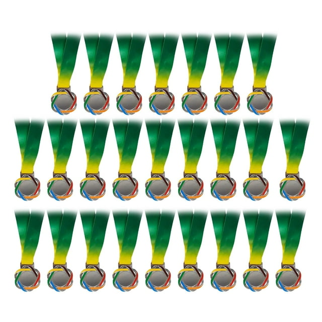 S SERENABLE 25 Pcs Médailles de Récompense, Médailles de Reconnaissance pour Adultes et Étudiants, Couleur Célébration