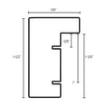 thumbnail image 6 of Ambiance Gallery Wood Frame Single 14x18 - Mahogany - 4 Pack, 6 of 7