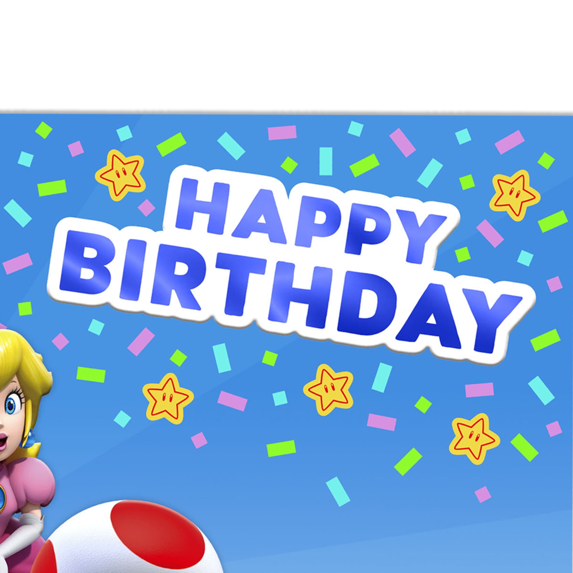 Hallmark Nintendo Super Mario Birthday Card (Yoshi New Year of Coolness)