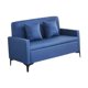 thumbnail image 1 of Sofá cama,Sofá Loveseat con reposabrazos y almohada,Sofá moderno multifunción para invitados Sofá lounge,Muebles multiusos Apartamento Oficina en casa,Sofá de salón interior Azul oscuro, 1 of 8