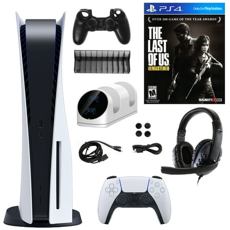PlayStation 5 with The Last of Us and Accessories Kit