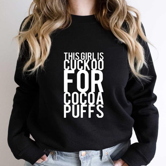 Cocoa Cereal Funny Graphic SW9387 Unisex Sweatshirt, Up to Size 5XL