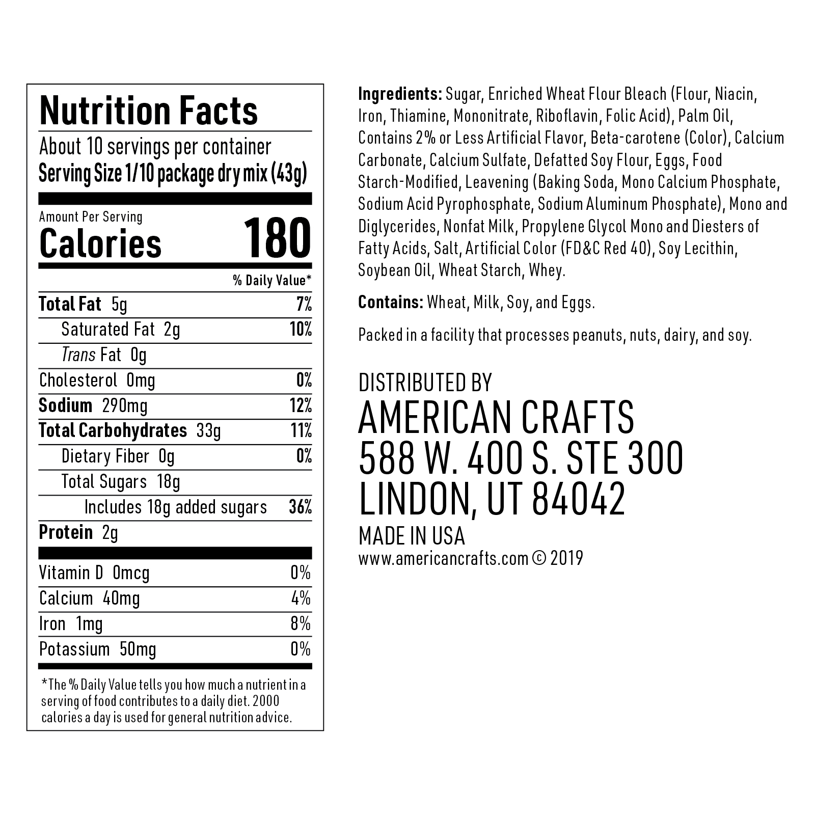 Almas Red Cake Mix