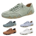 thumbnail image 4 of NOKIO Men's L𝗈w Top Che𝗅sea B𝗈𝗈𝑡𝑠 Elastic 𝖫a𝖼e Up Ankle Boot Non-S𝗅ip Wate𝗋proof Sneakers Lightweight Breathable Sport Shoes Hiking Running Zapatos Shoes, 4 of 9