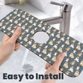 thumbnail image 6 of Bingfone Cartoon Bulldog 1 Print Splash Guard for Sink Faucet,Super Absorbent Fast Drying Mat Sink-Splash Guard Behind Faucet Drip Catcher for Kitchen,Sink Mat,Dish Drying Mat, 6 of 8