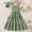 Green, variant on Babcutegg Girls’ Lightweight Sleeveless Summer Dress With Adjustable Straps And Back Bow Detail Sky Blue Size 12