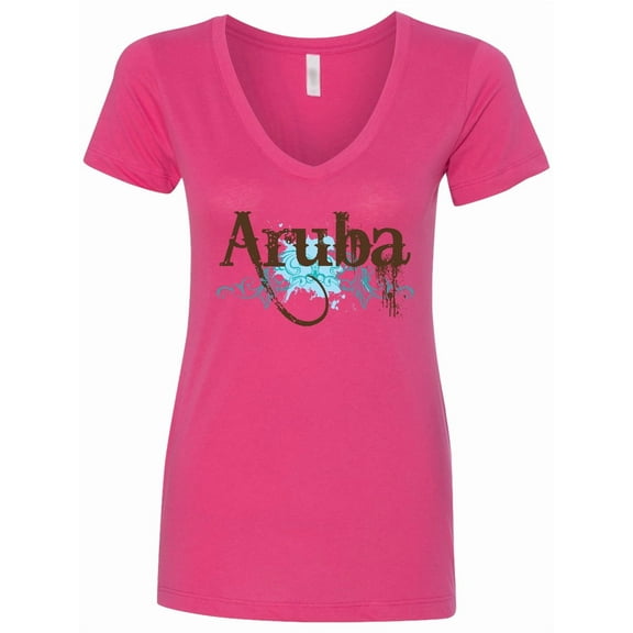 Inktastic Aruba Women's V-Neck T-Shirt