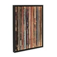 thumbnail image 4 of Kate and Laurel Sylvie 33RPM Framed Canvas Wall Art by Robert Cadloff of Bomobob, 18x24 Black, Decorative Music Art for Wall, 4 of 7