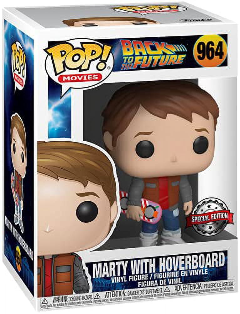 Funko Pop T Shirt Marty With Hover board Grey XL