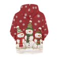 thumbnail image 2 of chaqlin Christmas Snowman Hoodies for Girls Boys Trendy Y2K Full Zip Hooded Long Sleeve Sweatshirt Jacket Lightweight Loose Sport Coat with Pocket, 2 of 7