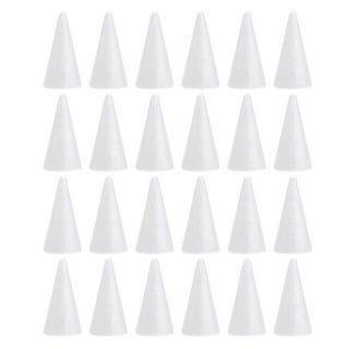 Amosfun White Foam Cones Arts And Crafts Cone Shaped Foams Craft
