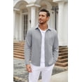 thumbnail image 5 of COOFANDY Men's Button Down Long Sleeve Dress Shirts Wrinkle Free Athletic Fit Untucked Shirt, 5 of 6