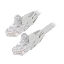 StarTech 10ft (3m) CAT6 Ethernet Cable - LSZH (Low Smoke Zero Halogen) - 10 Gigabit 250Mhz 100W PoE RJ45 UTP Network Patch Cord Snagless w/Strain Relief - Gray CAT 6, ETL Verified (N6LPATCH10GR)